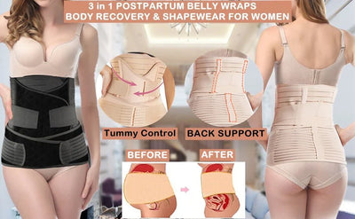 “3-in-1 Abdominal & Back Support Belt – Pain Relief & Posture Correction”
