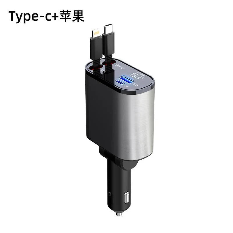 4-in-1 Retractable Fast Charger
