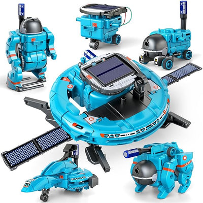 “6-in-1 Solar Robot Toys – Educational STEM Learning Kit for Kids”