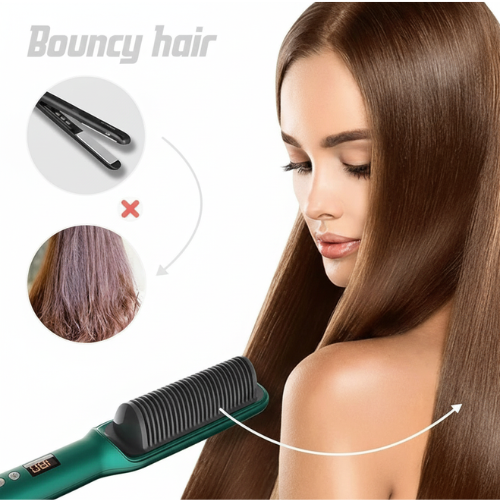 Hair Straightener Comb – Smooth, Silky Hair in Minutes