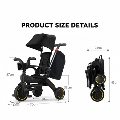 Baby Foldable Stroller – Lightweight & Portable Baby Pram for Travel