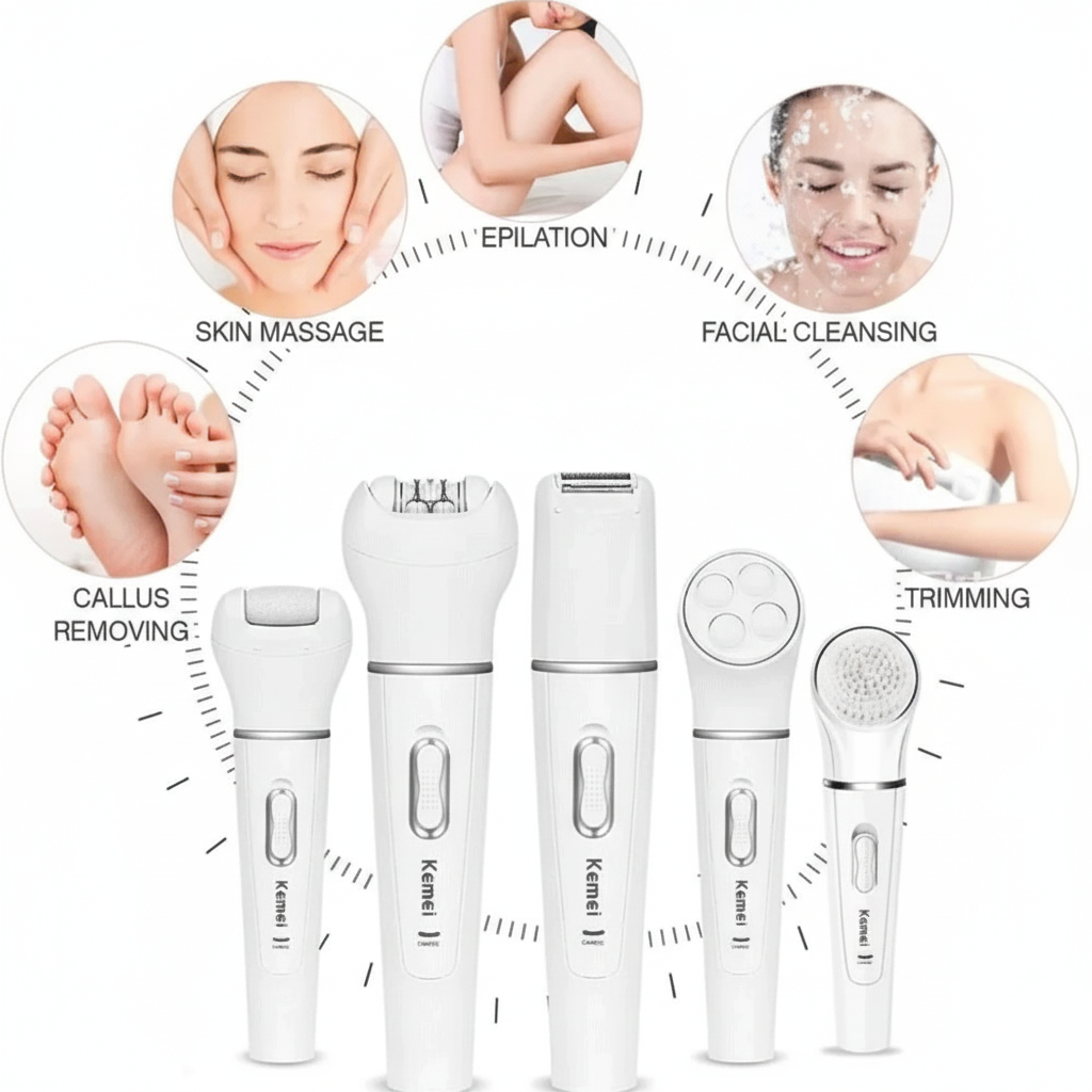 5-in-1 Beauty Tools – All-in-One Facial & Skin Care Kit