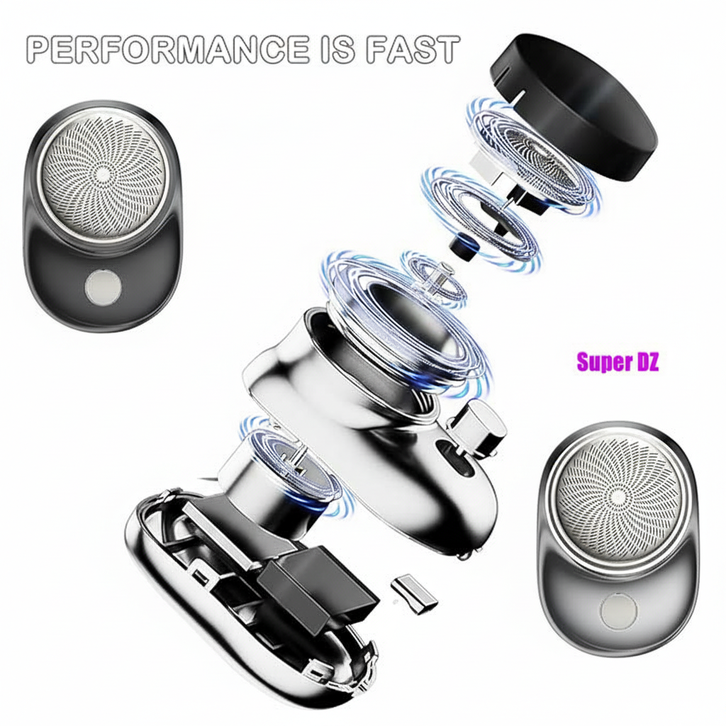 Electric Razor – Rechargeable Shaver for Men & Women | Smooth & Painless Hair Removal