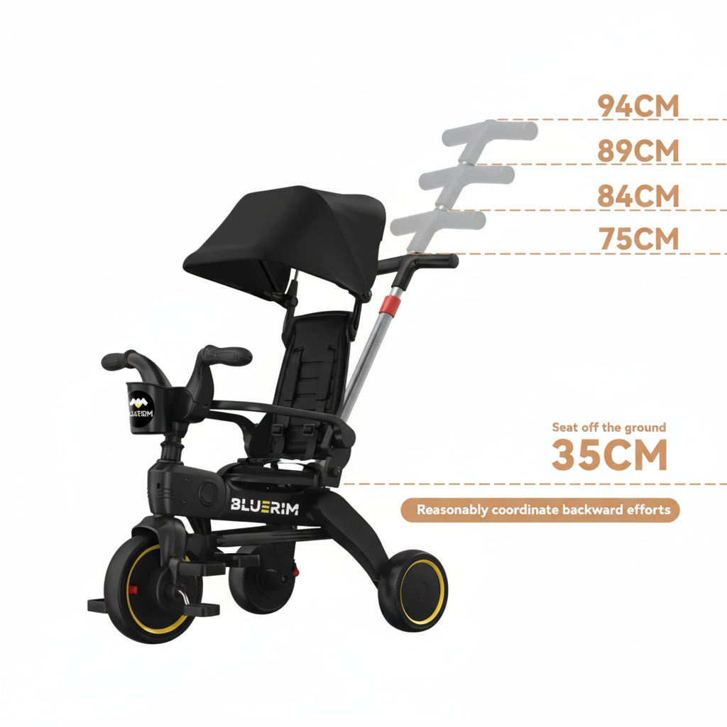 Baby Foldable Stroller – Lightweight & Portable Baby Pram for Travel