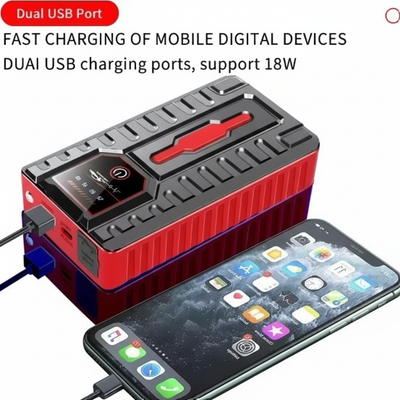 Booster Jumper Starter – Portable Car Battery Jump Starter Power Bank