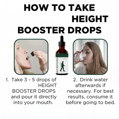 Height Growth Liquid Drops 30ml – Ayurvedic Formula for Taller Height
