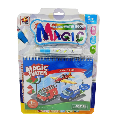 Reusable Magic Water Painting Book – Fun Learning Activity for Children