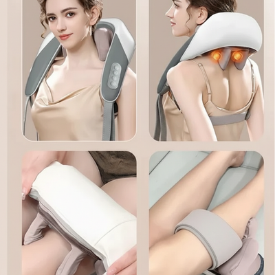 "3D Kneading Massager – Neck & Back Relief"