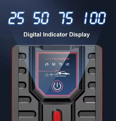 Booster Jumper Starter – Portable Car Battery Jump Starter Power Bank
