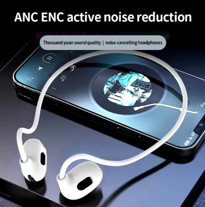 Bluetooth Open-Ear Safety Headset for Running & Gym.