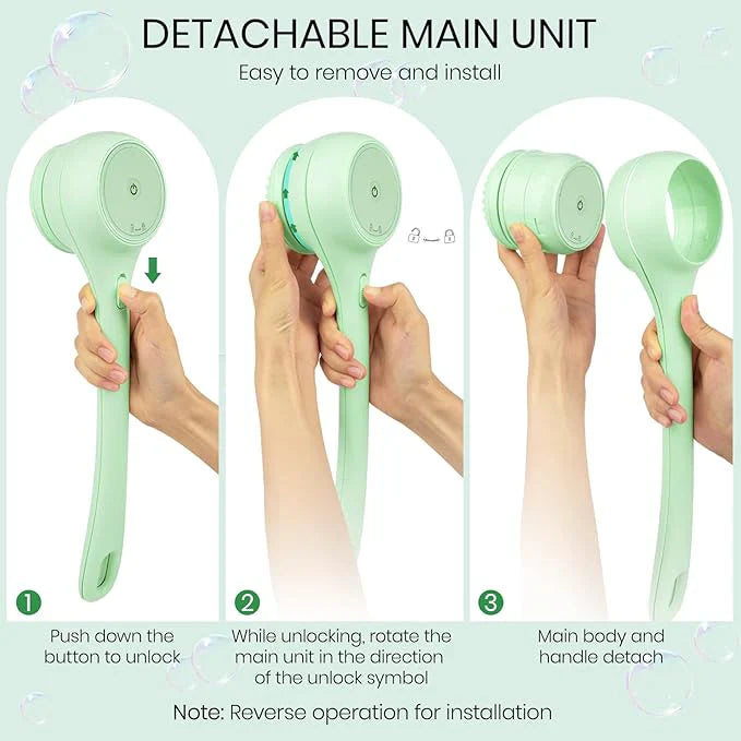 ⚡ Electric Body Brush – Deep Clean & Smooth Skin