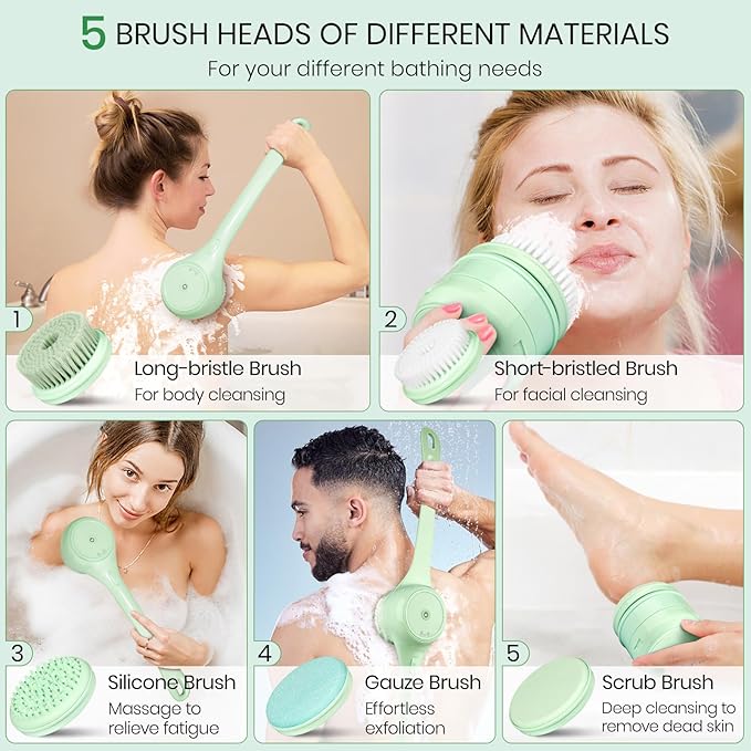 ⚡ Electric Body Brush – Deep Clean & Smooth Skin