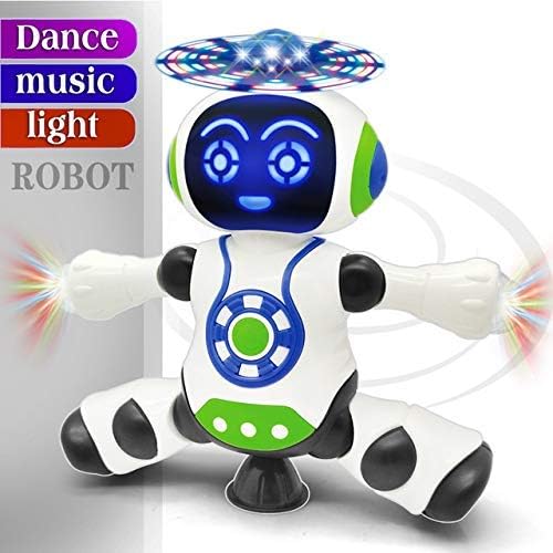 FunBlast Dancing Robot – LED Music Robot Toy for Boys & Girls