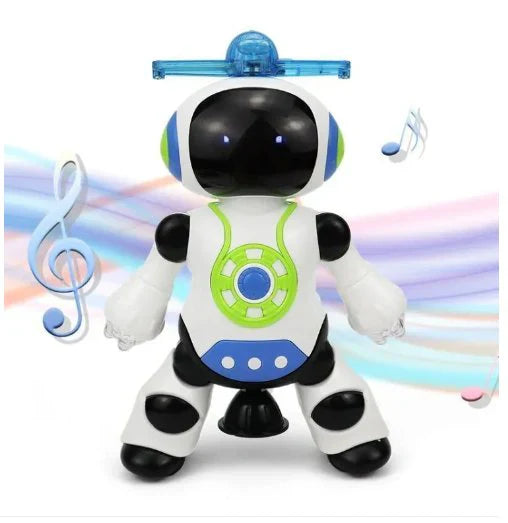 FunBlast Dancing Robot – LED Music Robot Toy for Boys & Girls