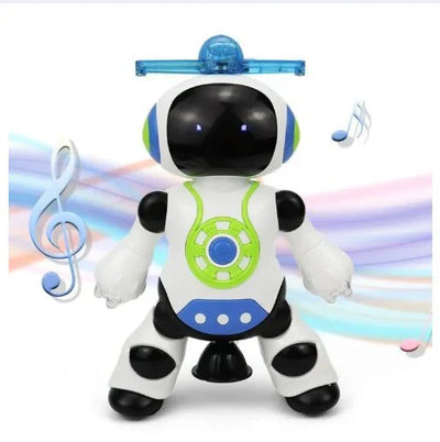 FunBlast Dancing Robot – LED Music Robot Toy for Boys & Girls